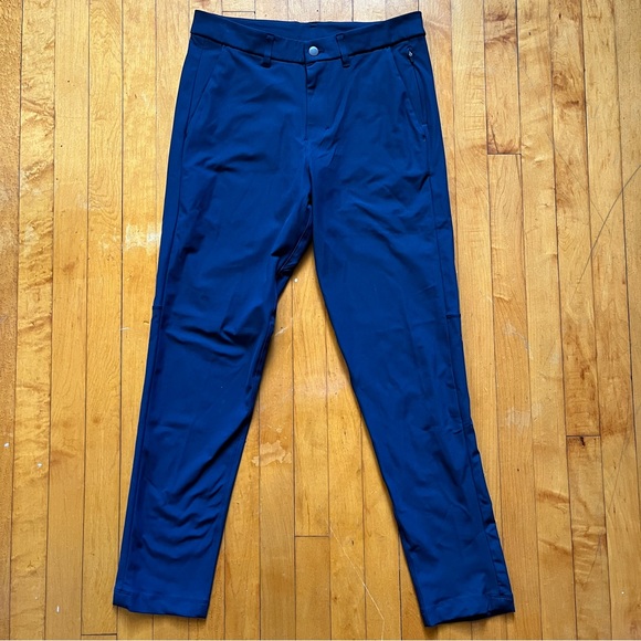 Lululemon Pants Men’s ABC Navy Blue Size 31 Stretch Casual Pockets - Picture 2 of 8